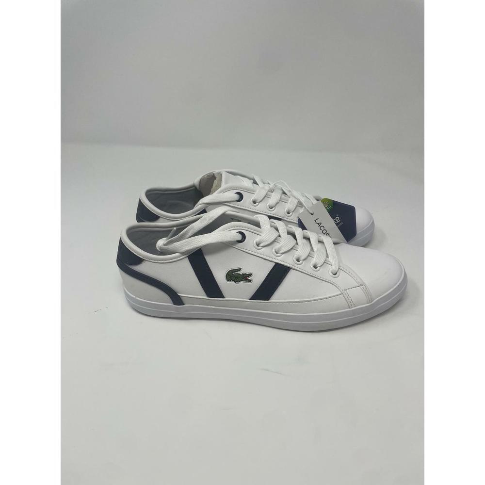 Lacoste White Unisex-Child Kid's Sideline Sneakers 4.5
